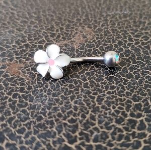 Flower Navel Ring